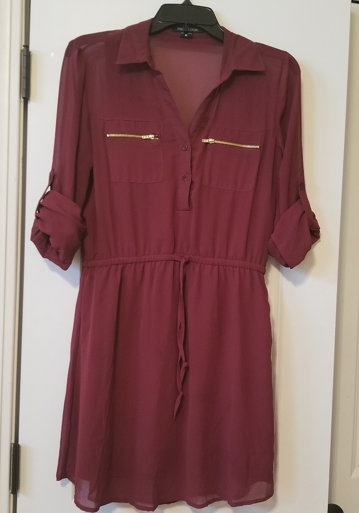 New Look Drawstring Belt Dress